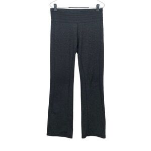 prAna Olympia Athletic Gray Pull On Leggings Bootcut Yoga Pants Regular Inseam M